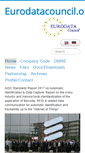 Mobile Screenshot of eurodatacouncil.org