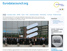 Tablet Screenshot of eurodatacouncil.org